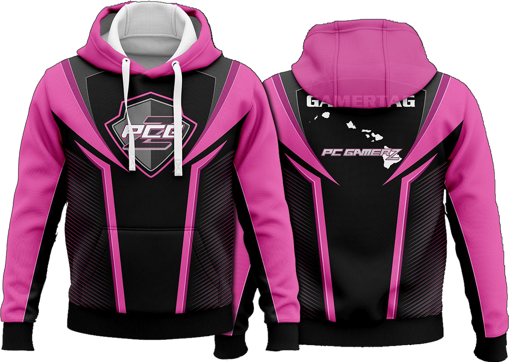 PCGz Pink Pull Over Hoodie